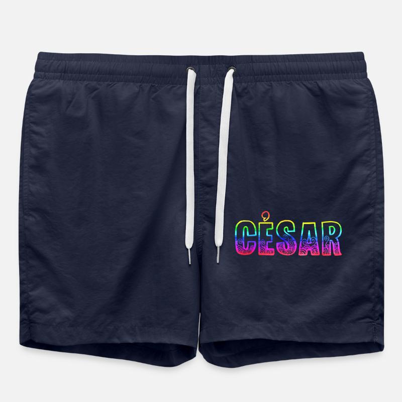 César RS Rainbow - Swim Trunks - french navy