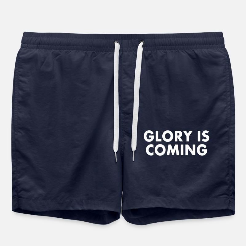 Glory is coming - Badeshorts - French Navy