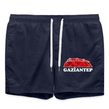 gaziantep e 18 a kale - Badeshorts - French Navy - Vorne - AI Model Male 185 light (185cm)
