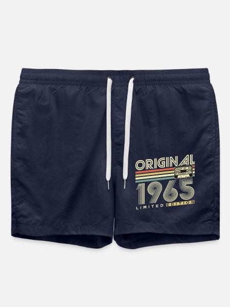 Original 1965 Vintage Vintage Rétro Anniversaire - Short de bain - bleu marine