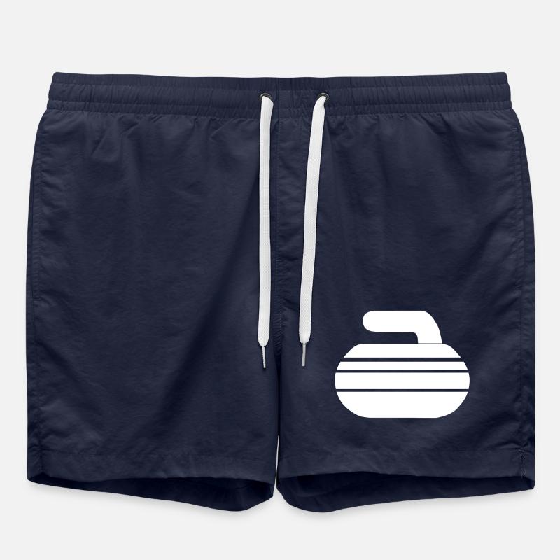 Curling Stone - Swim Trunks - french navy