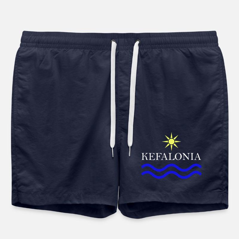KEFALONIA-Grèce Eau Solaire - Short de bain - bleu marine
