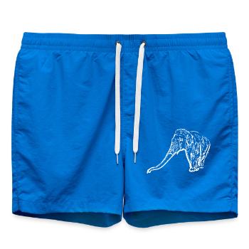Elephant white - Swim Trunks - cobalt blue - Front