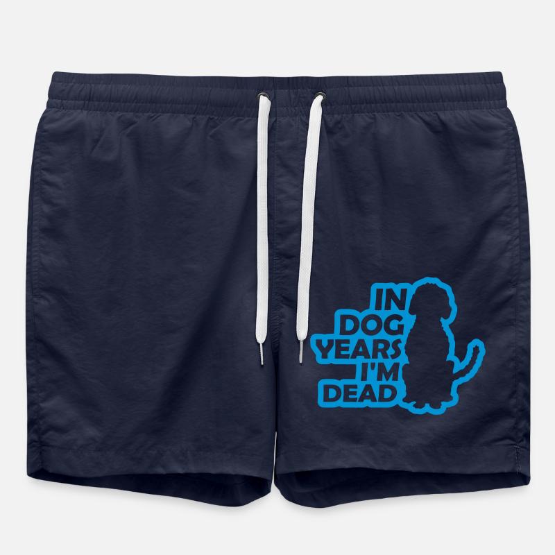 in dog years Dead - Swim Trunks - french navy