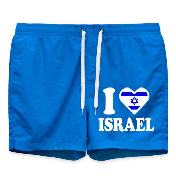 I love israel - Short de bain - cobalt blue - Devant