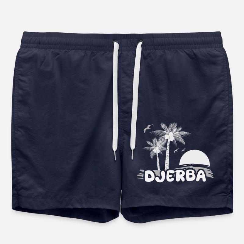 Djerba as a beach - Swim Trunks - french navy