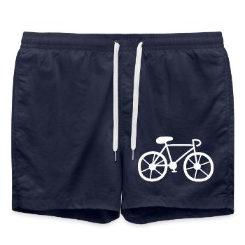 Vélo blanc Vélo de route Cyclisme Tour Guidon Roue Dessinée - Short de bain - bleu marine - Devant - AI Model Male 185 light (185cm)