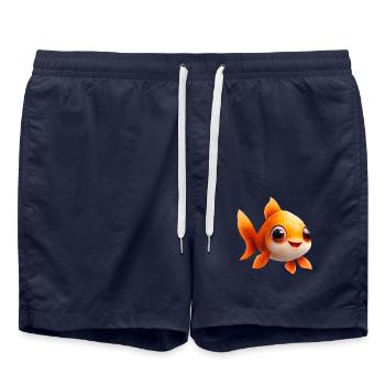 Comme un poisson dans l'eau - Short de bain - bleu marine - Devant - AI Model Male 185 light (185cm)