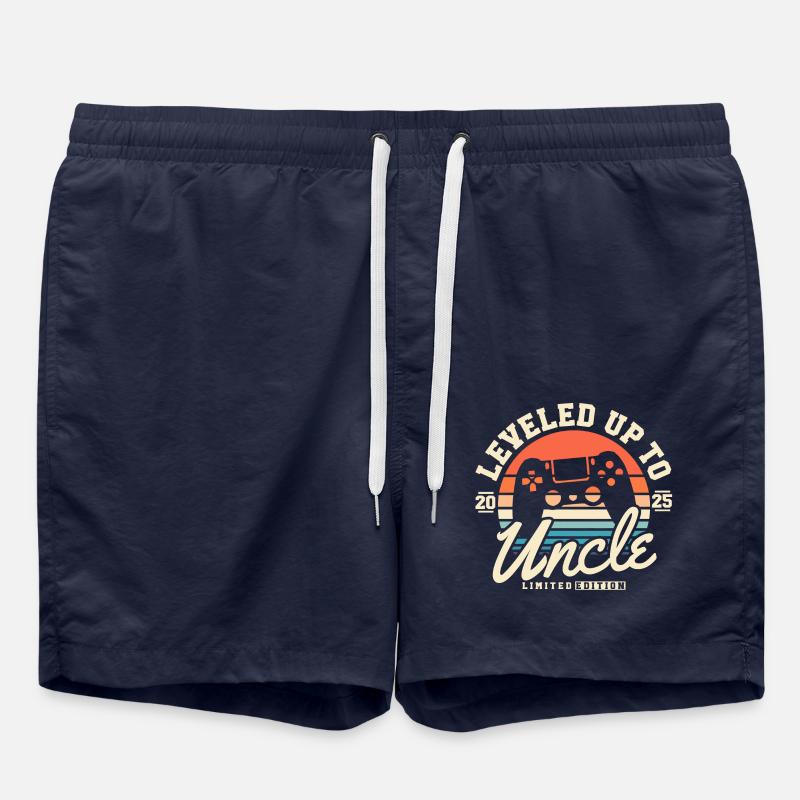 Ascended to Uncle 2025 - Swim Trunks - french navy