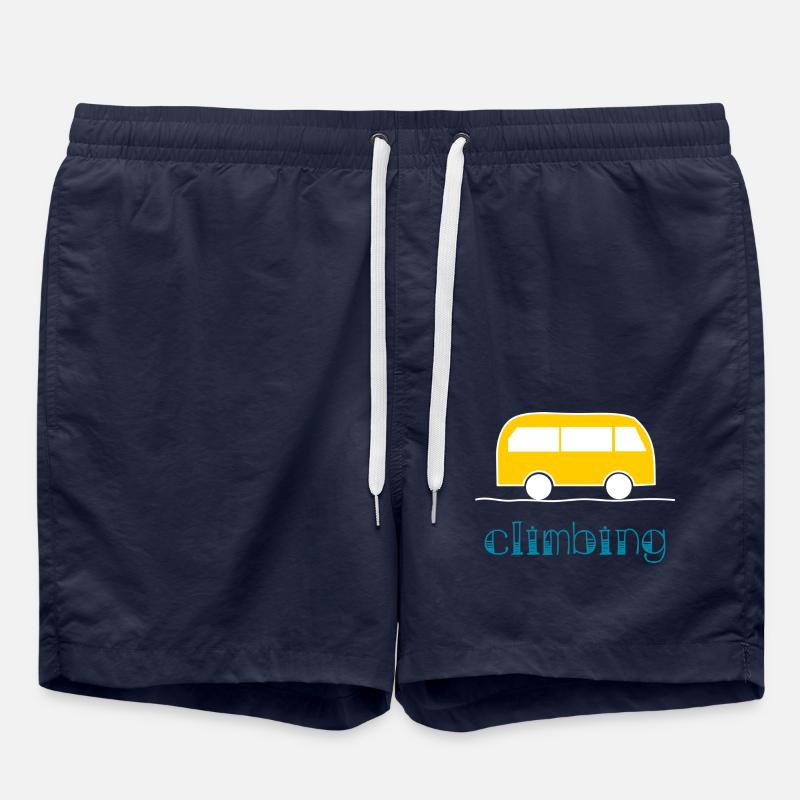 KLETTERN. KLETTERN. VAN. KLETTERN. STEIGEN. - Badeshorts - French Navy