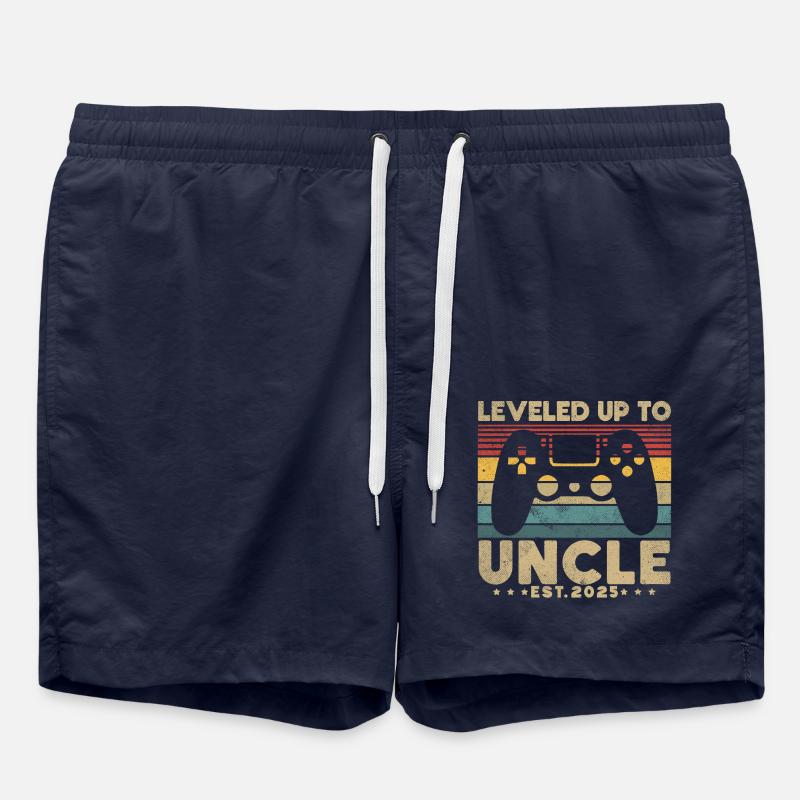 Ascension au rang d’oncle 2025 - Short de bain - bleu marine