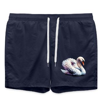 Cygne - Short de bain - bleu marine - Devant - AI Model Male 185 light (185cm)