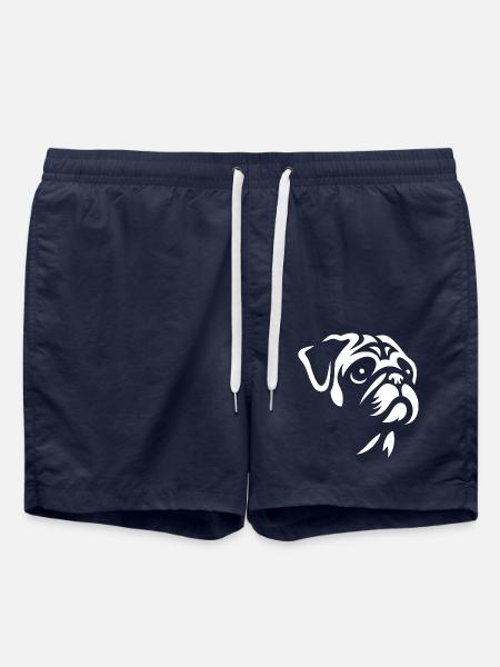 Carlin Silhouette Animal Minimaliste Élégant - Short de bain - bleu marine