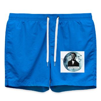 Profondeur de la vie – Citation de Ralph Waldo Emerson - Short de bain - cobalt blue - Devant