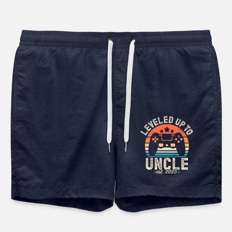 Ascended to Uncle 2025 - Swim Trunks - french navy