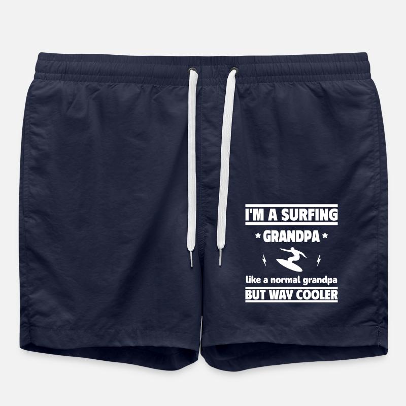 Ich bin ein Surf-Opa - Badeshorts - French Navy