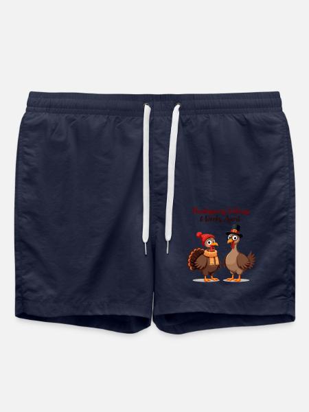 Thanksgiving Siblings - Swim Trunks - 