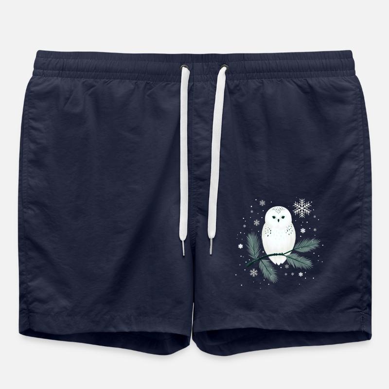 Hibou d’hiver - Short de bain - bleu marine