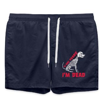 in dog years Dead - Badeshorts - French Navy - Vorne - AI Model Male 185 light (185cm)