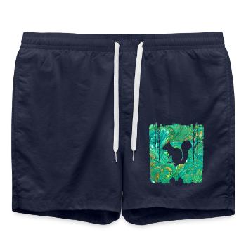 Squirrel E 71 B - Swim Trunks - french navy - Front - AI Model Male 185 light (185cm)