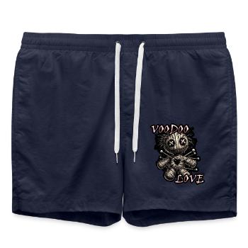 VOODOO LOVE Girl - Badeshorts - French Navy - Vorne - AI Model Male 185 light (185cm)