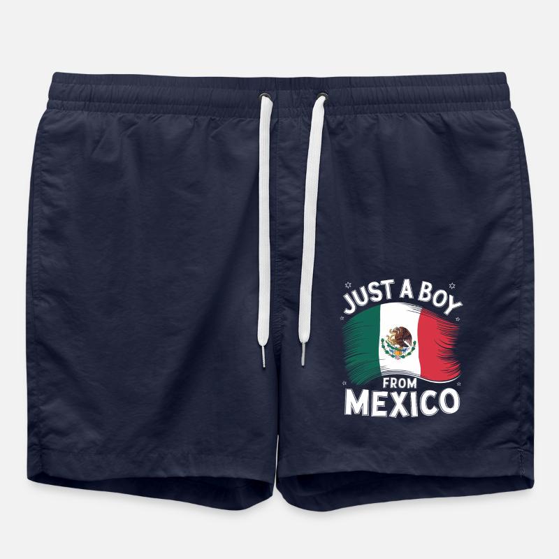 Mexique Mexique Mexicain Espagnol - Short de bain - bleu marine