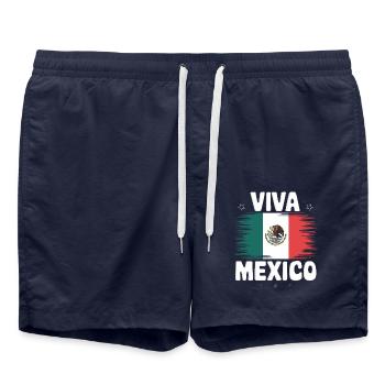 Mexique Mexique Mexicain Espagnol - Short de bain - bleu marine - Devant - AI Model Male 185 light (185cm)