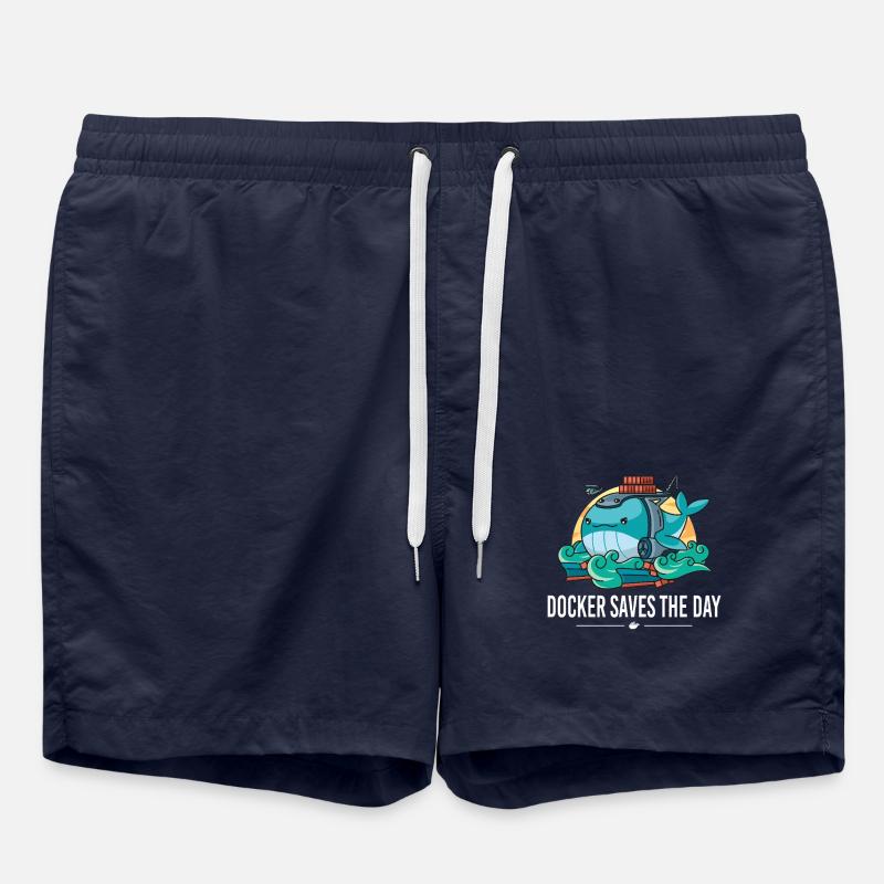 Docker sauve la mise - Short de bain - bleu marine