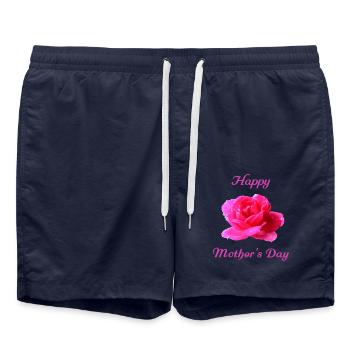 Fête des mères Fête des mères - Short de bain - bleu marine - Devant - AI Model Male 185 light (185cm)