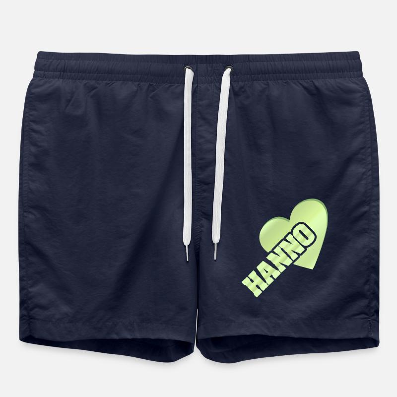 Hanno - Short de bain - bleu marine