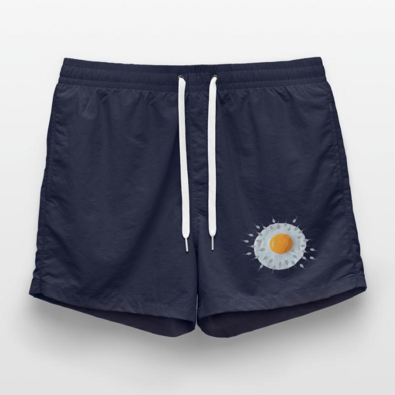 Breakfast egg Swim Trunks