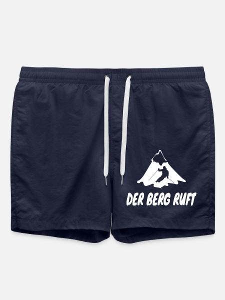 Skifahren - Der Berg ruft - Badeshorts - French Navy