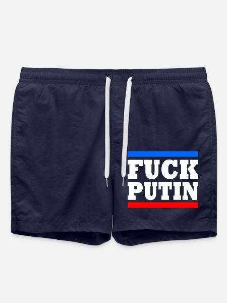 Fuck putin - Swim Trunks - french navy