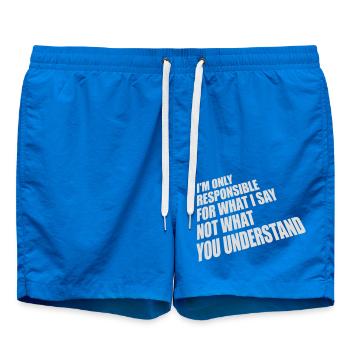 ce que je dis citation - Short de bain - cobalt blue - Devant