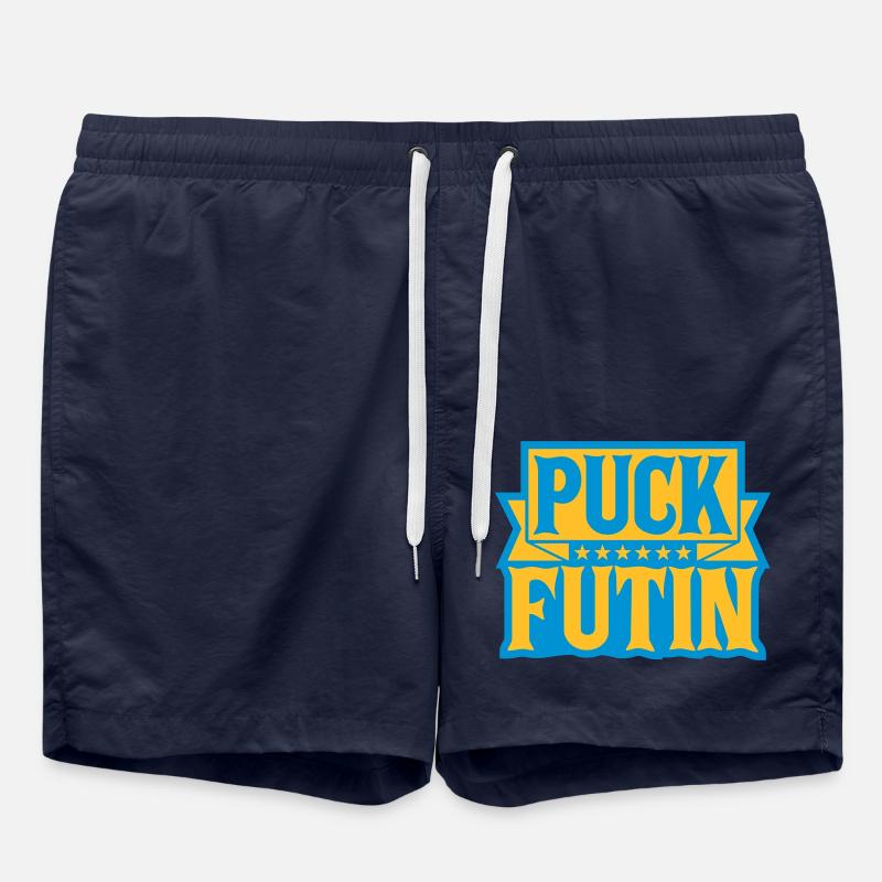 Conception du logo Puck Futin - Short de bain - bleu marine