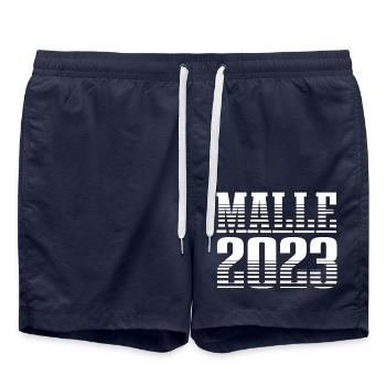 Malle 2023 Mallorca - Badeshorts - French Navy - Vorne - AI Model Male 185 light (185cm)