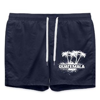 Guatemala as a party - Swim Trunks - french navy - Front - AI Model Male 185 light (185cm)