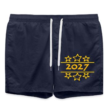 2027 - Swim Trunks - french navy - Front - AI Model Male 185 light (185cm)