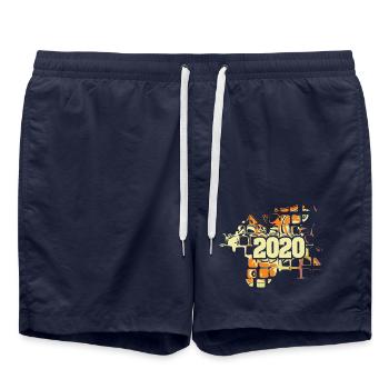 2020 - Badeshorts - French Navy - Vorne - AI Model Male 185 light (185cm)