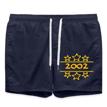 Né en 2002 - Short de bain - bleu marine - Devant - AI Model Male 185 light (185cm)