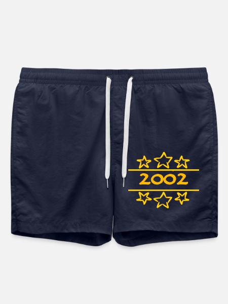 Born in 2002 - Swim Trunks - french navy