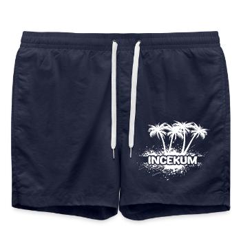 Incekum als Party - Badeshorts - French Navy - Vorne - AI Model Male 185 light (185cm)