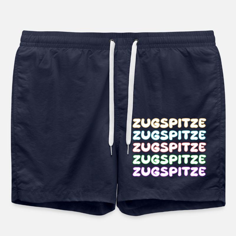 Zugspitze as climbing - Swim Trunks - french navy