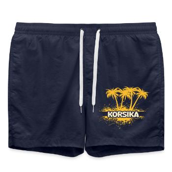Korsika - Badeshorts - French Navy - Vorne - AI Model Male 185 light (185cm)