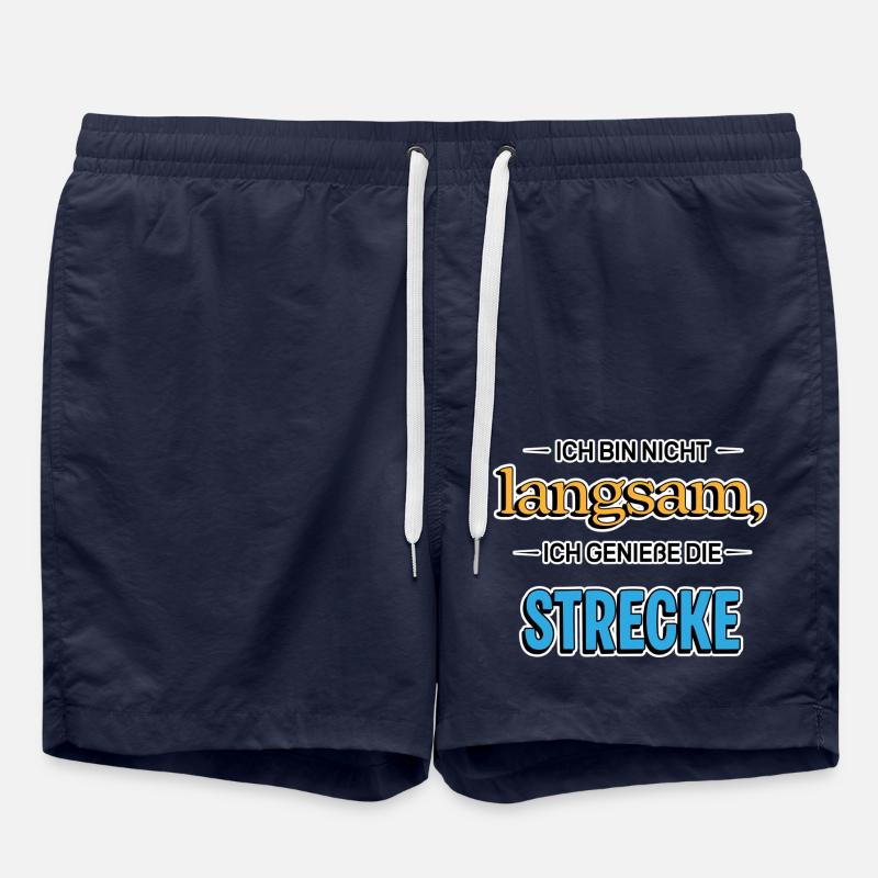 I'm not slow – Funny saying - Swim Trunks - french navy