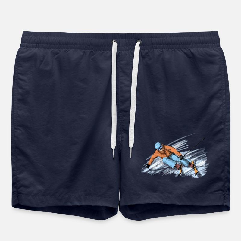Skiing - Short de bain - bleu marine