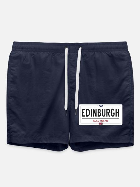 Edinburgh town sign - Swim Trunks - french navy