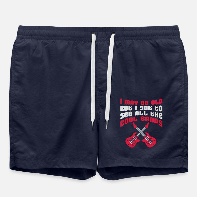 I may be old - Swim Trunks - french navy