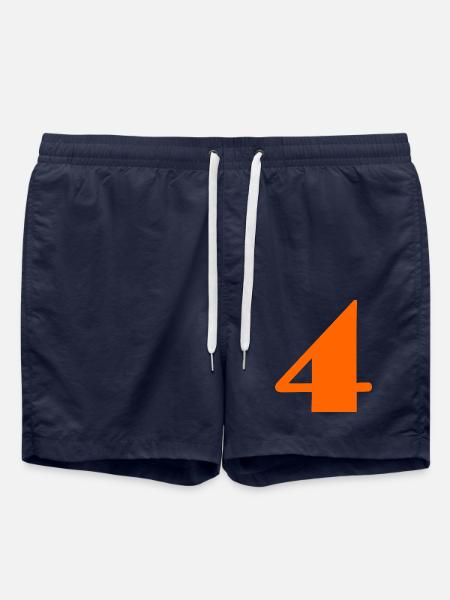 4 ANS,4e ANNIVERSAIRE,ANNIVERSAIRE 4 ANS - Short de bain - bleu marine
