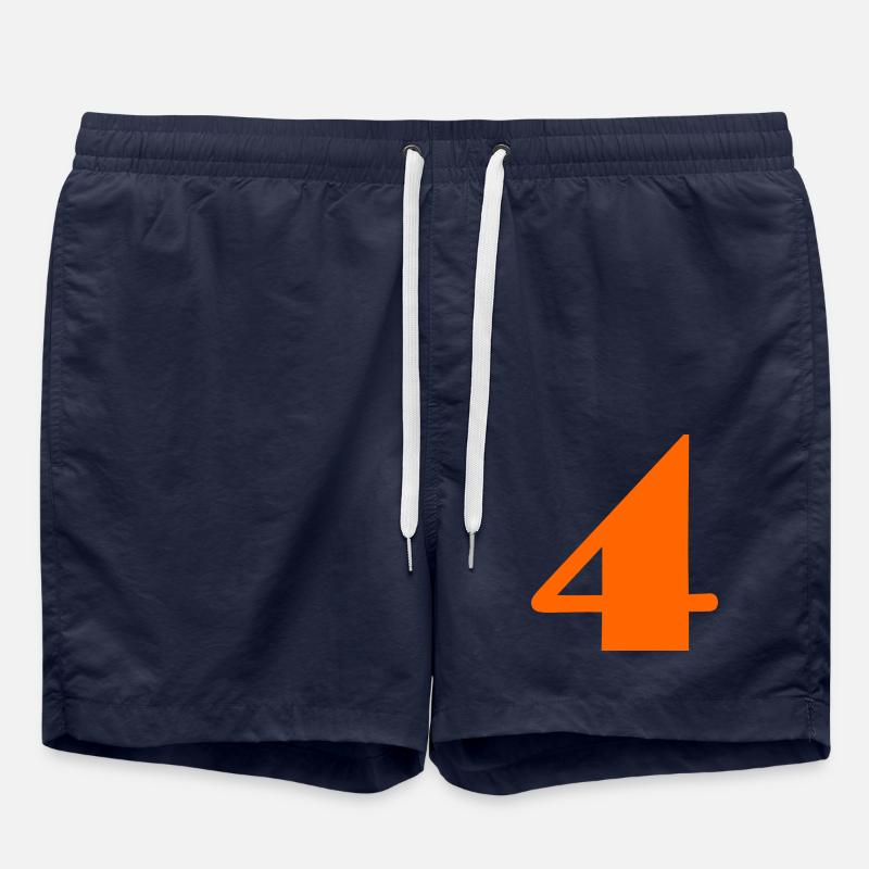 4 ANS,4e ANNIVERSAIRE,ANNIVERSAIRE 4 ANS - Short de bain - bleu marine